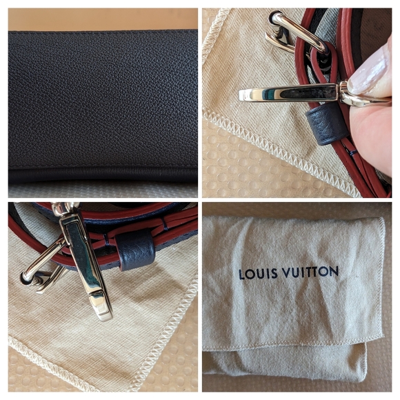 Louis Vuitton - MyLockMe BB Calfskin Leather Crossbody - Navy - Excellent - Picture 5 of 13